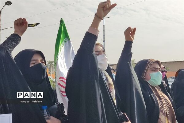 مراسم یوم الله ۱۳ آبان در شهرستان امیدیه