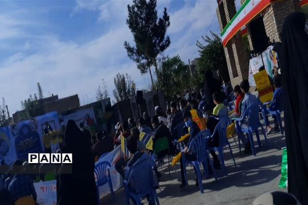 فریاد استکبار ستیزی در گلزار شهدا جوادآباد