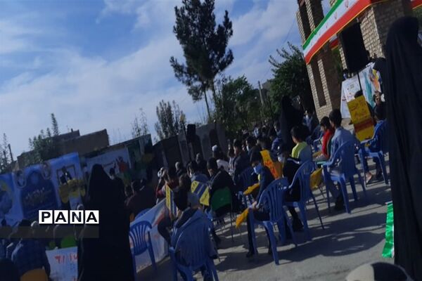 فریاد استکبار ستیزی در گلزار شهدا جوادآباد