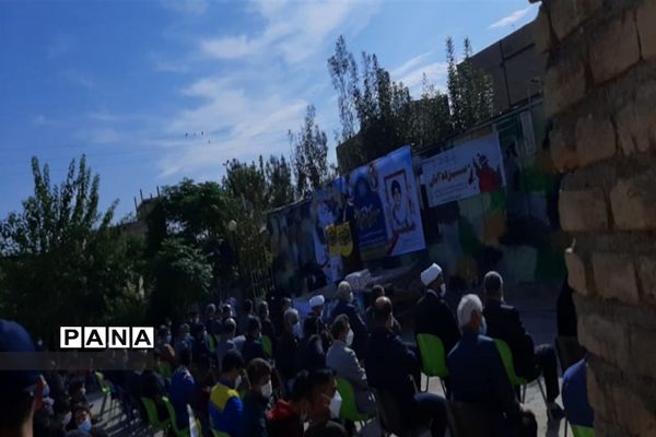 فریاد استکبار ستیزی در گلزار شهدا جوادآباد