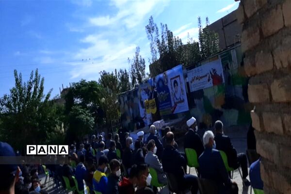 فریاد استکبار ستیزی در گلزار شهدا جوادآباد