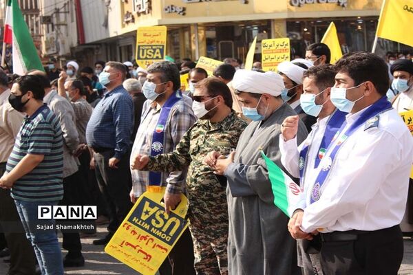 گرامیداشت روز ۱۳ آبان در اهواز