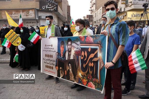 گرامیداشت روز ۱۳ آبان در اهواز