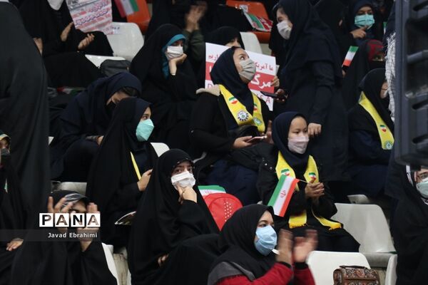 اجتماع دانش‌آموزان مشهد به مناسبت یوم الله 13 آبان ماه