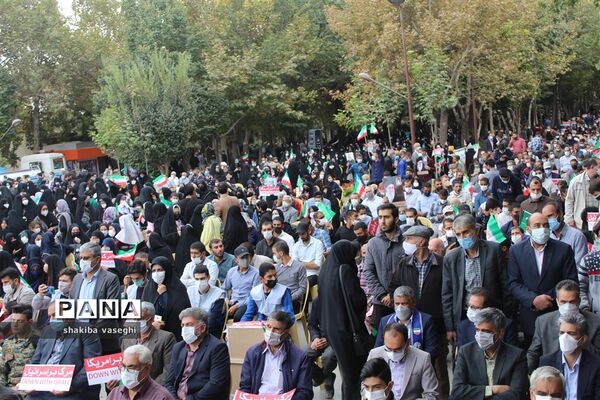 برگزاری اجتماع مردمی  استکبار ستیزی به مناسبت  13 آبان در استان اصفهان