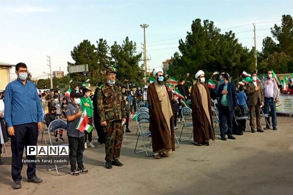 تجمع دانش‌آموزان حسن آباد فشافویه در یوم‌الله سیزدهم آبان
