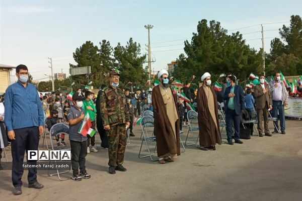 تجمع دانش‌آموزان حسن آباد فشافویه در یوم‌الله سیزدهم آبان