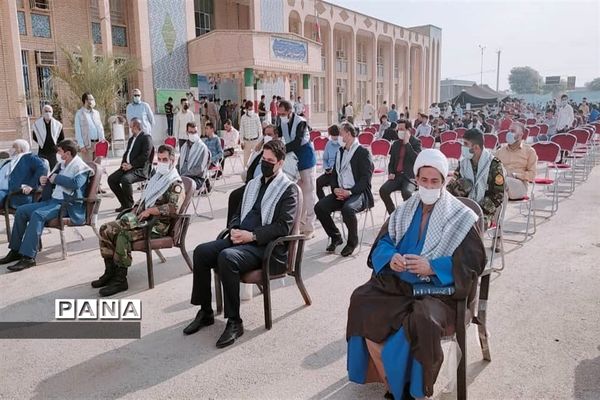 مراسم 13 آبان در دبیرستان قدس  شهرستان حمیدیه