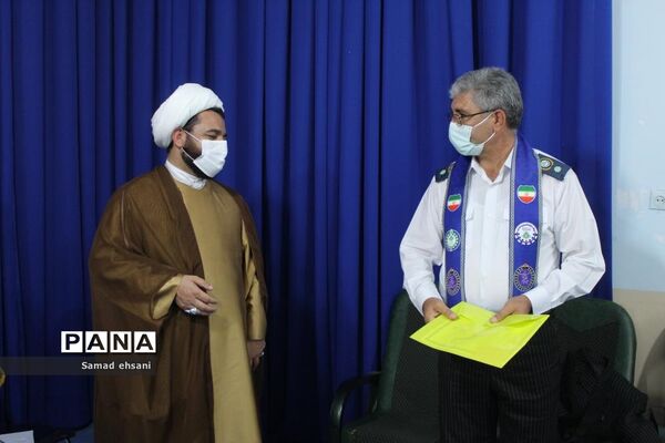 دیدار رئیس سازمان دانش‌آموزی کهگیلویه و بویراحمد با امام جمعه دهدشت