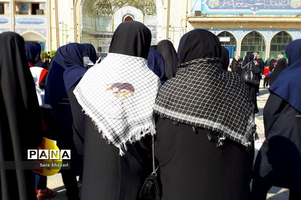 حماسه دانش‌آموزان  پیشوا در روز ۱۳ آبان