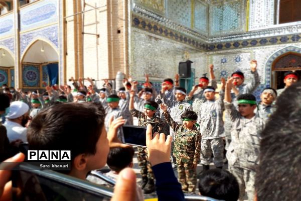 حماسه دانش‌آموزان  پیشوا در روز ۱۳ آبان