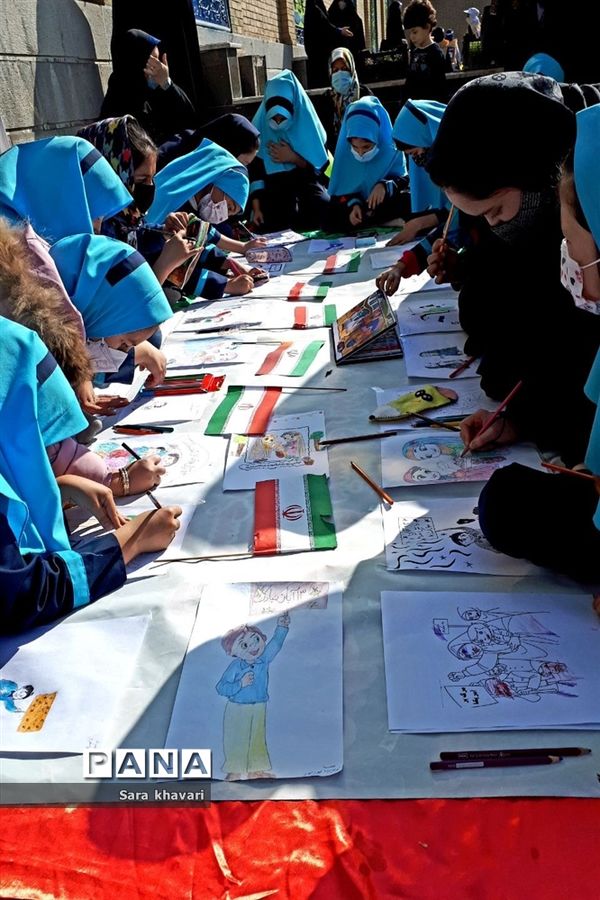 حماسه دانش‌آموزان  پیشوا در روز ۱۳ آبان