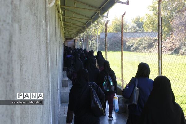 گرامیداشت هفته ملی مازندران به همت دانش‌آموزان دبیرستان مائده گلوگاه