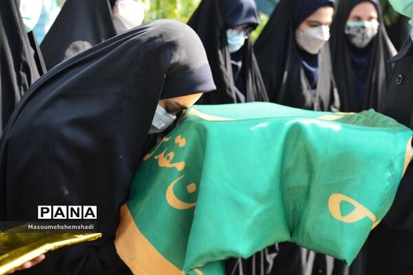بزرگداشت مقام حضرت عبدالعظیم حسنی در هنرستان آل یاسین منطقه ۱۲
