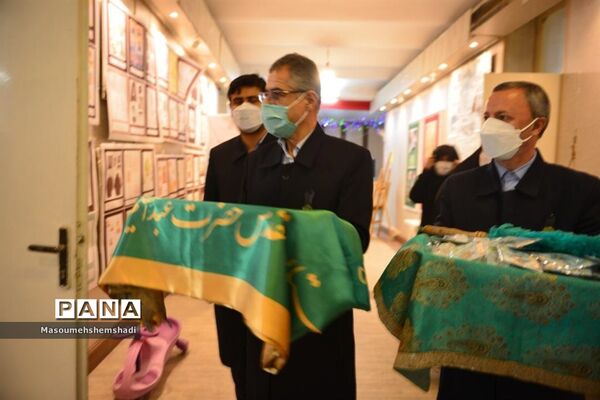 بزرگداشت مقام حضرت عبدالعظیم حسنی در هنرستان آل یاسین منطقه ۱۲