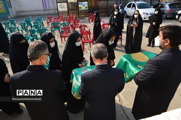 بزرگداشت مقام حضرت عبدالعظیم حسنی در هنرستان آل یاسین منطقه ۱۲