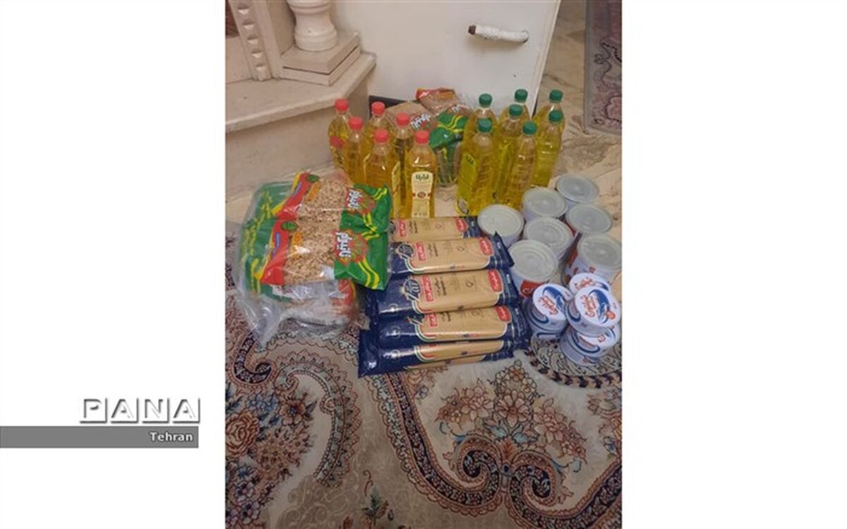 توزیع ارزاق میان نیازمندان در منطقه ۱۴