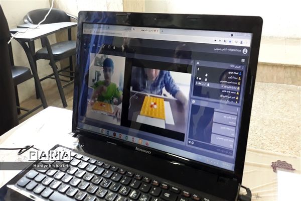 برگزاری مسابقات بازی‌های فکری سرگرمی رویش به صورت آنلاین در  در دبیرستان شهید صالحی شیراز