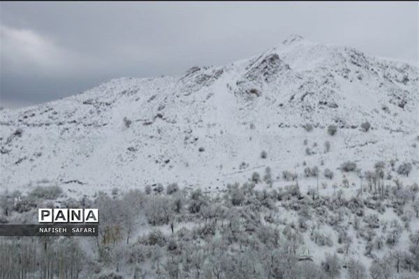 برف در  روستای انجیله