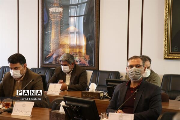 جلسه هماهنگی برگزاری مانور سراسری زلزله و ایمنی در مدارس خراسان رضوی