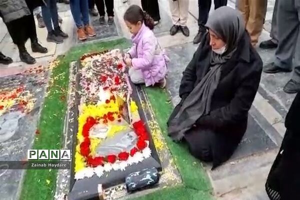 هفتمین سالگرد فوت مرتضی پاشایی در بهشت زهرا تهران