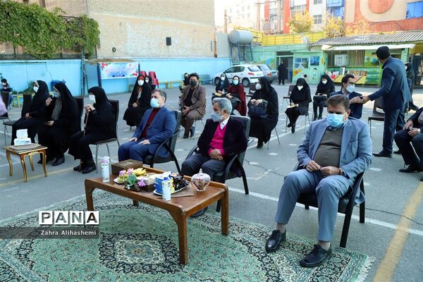 آیین کلنگ‌زنی مدرسه مسلم در منطقه 8 تهران