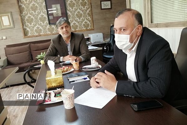 نشست خبری مدیر آموزش و پرورش شهرستان پردیس با خبرنگاران