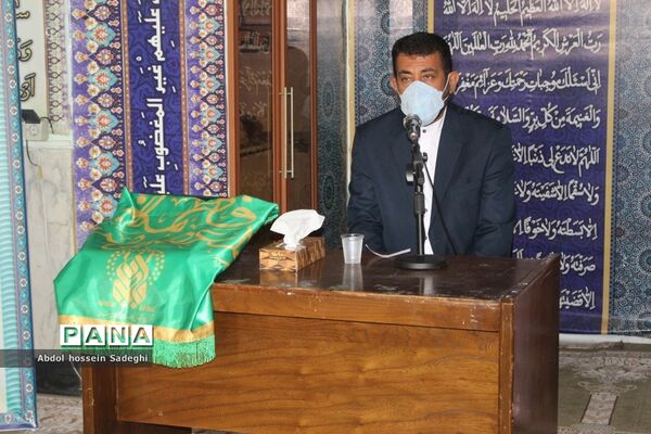 نماز جماعت ظهر و عصر در اداره  کل آموزش و پرورش استان بوشهر
