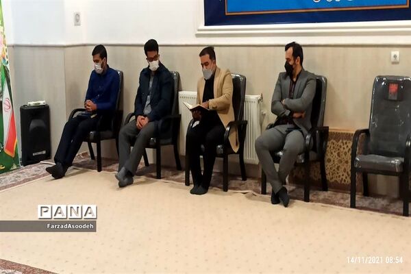 برگزاری جلسه هیئت فوتبال کاشمر در دفتر دفتر امام جمعه