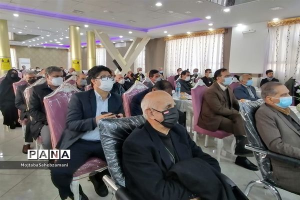 مراسم بزرگداشت خیر مدرسه ساز علی خانی در کاشمر