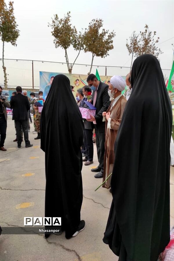 مراسم گرامیداشت روز حماسه و ایثار استان اصفهان در شهرستان فلاورجان