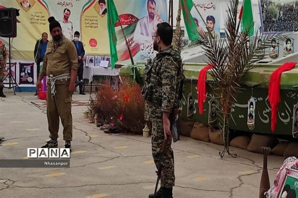 مراسم گرامیداشت روز حماسه و ایثار استان اصفهان در شهرستان فلاورجان
