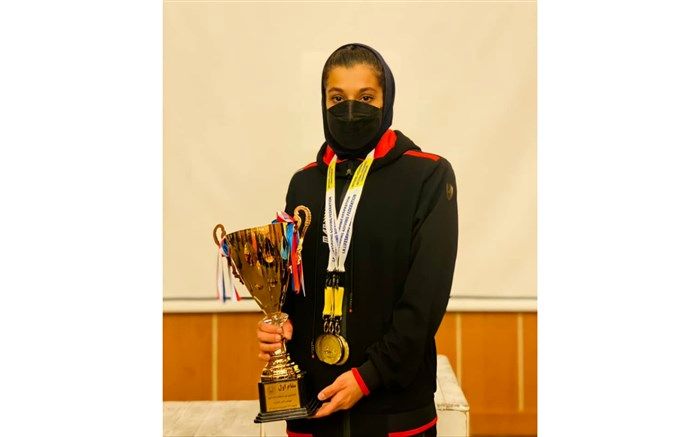 کسب مقام نایب قهرمانی و دریافت مدال نقره توسط دانش‌آموز البرزی