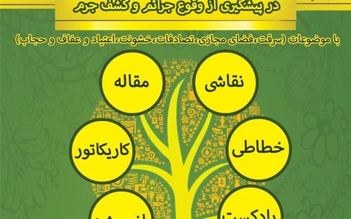 اعلام فراخوان بهترین ایده در پیشگیری و کشف جرم در قم