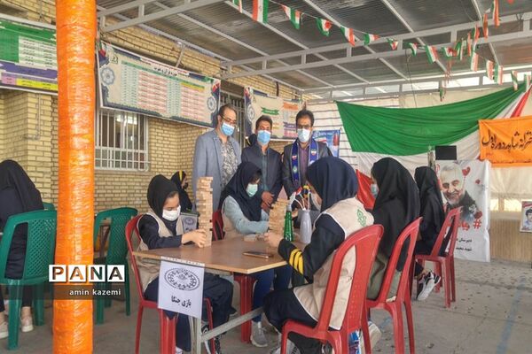 برگزاری مسابقات بازی‌های فکری سرگرمی رویش در شهرستان داراب