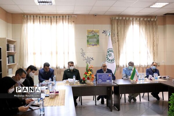 جلسه هماهنگی کمیته برگزاری بیست و سومین مانور سراسری زلزله و ایمنی در مدارس خراسان رضوی