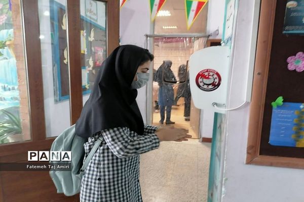 بازگشایی مدرسه دخترانه ام ابیها  (س) بوشهر