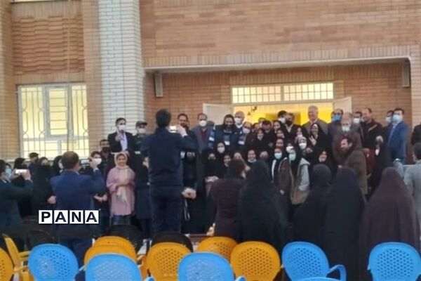 آیین افتتاح مدرسه 9 کلاسه شهرستان جاجرم