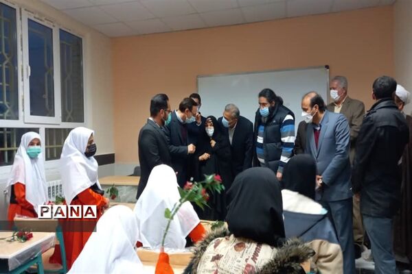 آیین افتتاح مدرسه 9 کلاسه شهرستان جاجرم
