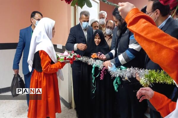 آیین افتتاح مدرسه 9 کلاسه شهرستان جاجرم