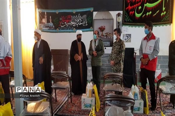 رزمایش نهضت کمک‌های مومنانه به مناسبت هفته بسیج در شهرستان خوسف