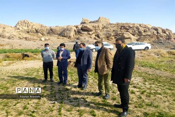 تقدیر از داریوش ارجمند هنرمند پیشکسوت سینما و تلویزیون در فرمانداری شهرستان خوسف