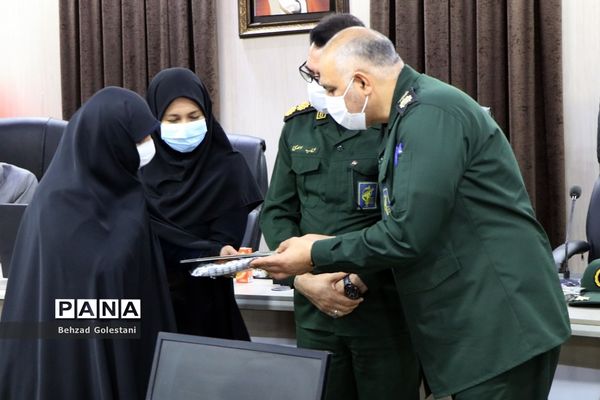 مراسم تجلیل از فرهنگیان بسیجی جهادگر دوران کرونا در ارومیه