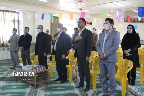 آیین بازگشایی حضوری مدارس در محمودآباد