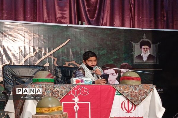 مراسم ویژه هفته بسیج در کانون لقمان کاشمر