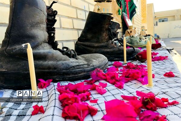 بزرگداشت هفته بسیج در دبیرستان قاضی گله دار