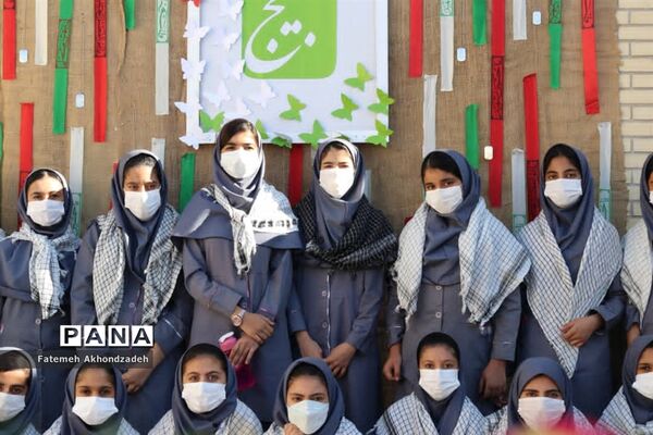 بزرگداشت هفته بسیج در دبیرستان قاضی گله دار