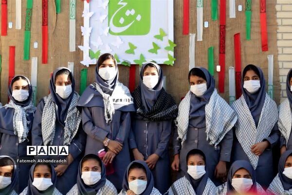 بزرگداشت هفته بسیج در دبیرستان قاضی گله دار