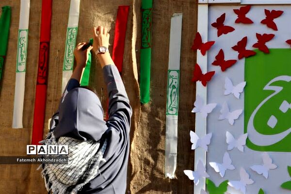 بزرگداشت هفته بسیج در دبیرستان قاضی گله دار
