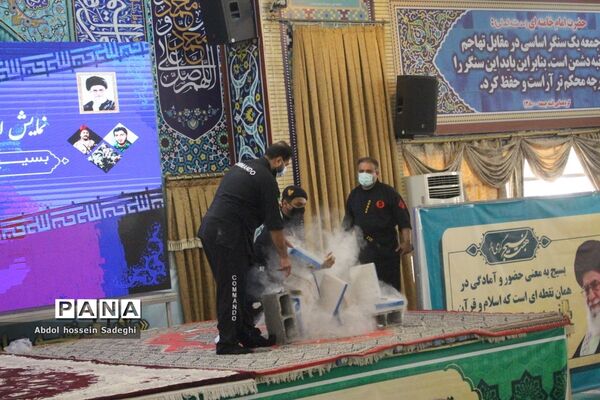 نمایش اقتدار بسیج استان بوشهر